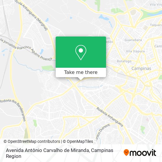 Avenida Antônio Carvalho de Miranda map