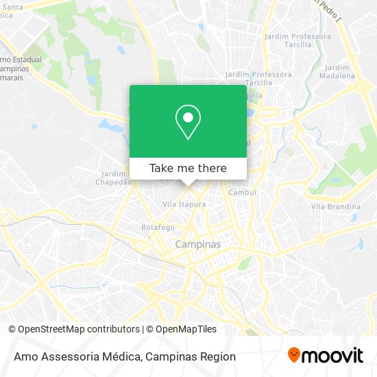 Amo Assessoria Médica map