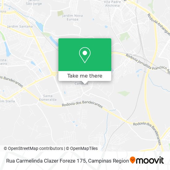 Mapa Rua Carmelinda Clazer Foreze 175