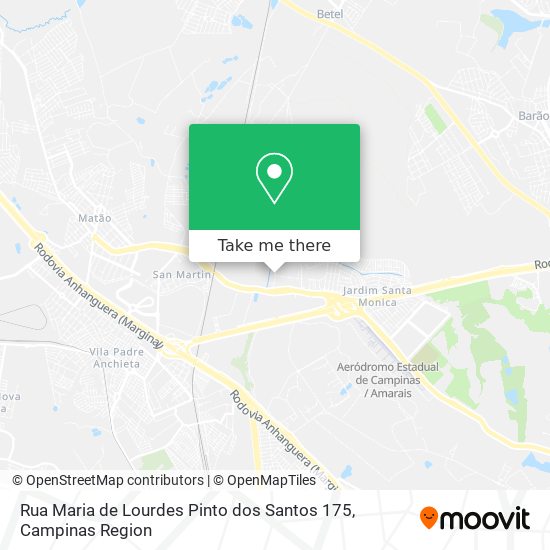 Rua Maria de Lourdes Pinto dos Santos 175 map