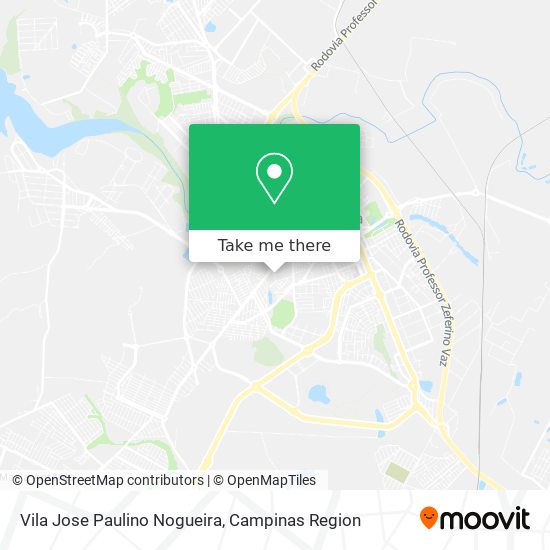 Vila Jose Paulino Nogueira map