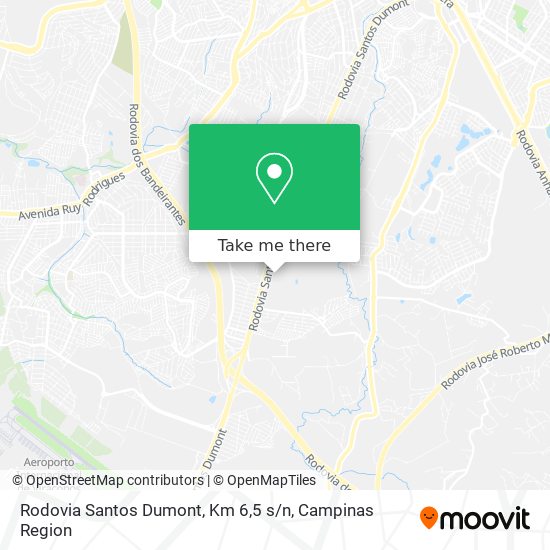 Rodovia Santos Dumont, Km 6,5 s / n map