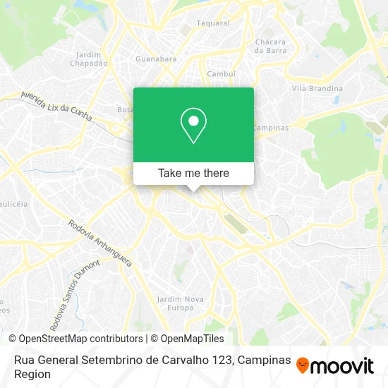 Rua General Setembrino de Carvalho 123 map
