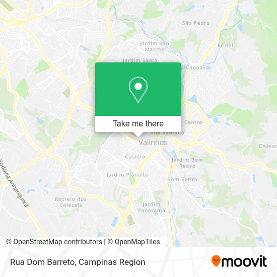 Rua Dom Barreto map