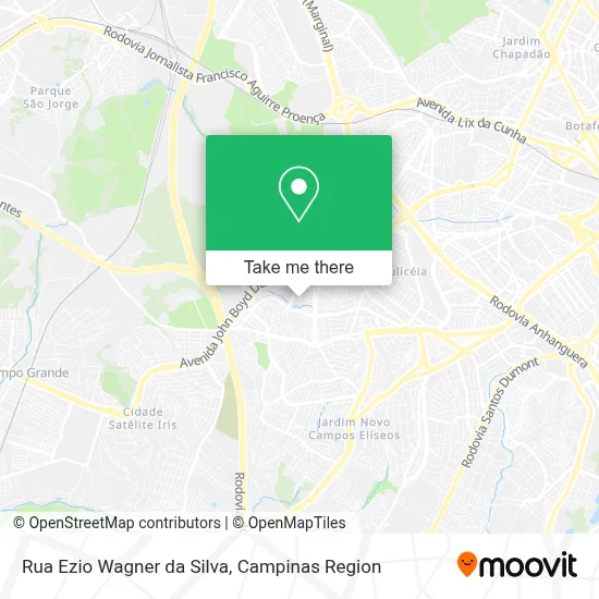 Rua Ezio Wagner da Silva map