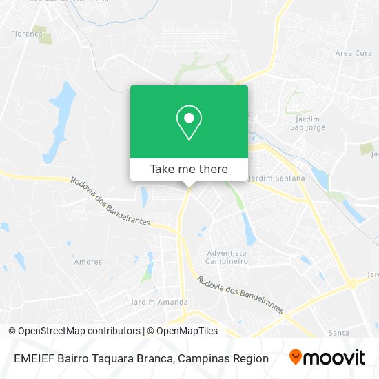 EMEIEF Bairro Taquara Branca map