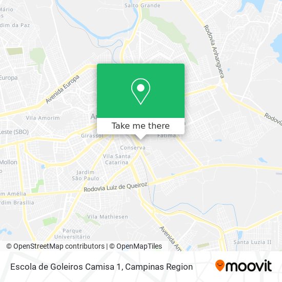 Mapa Escola de Goleiros Camisa 1