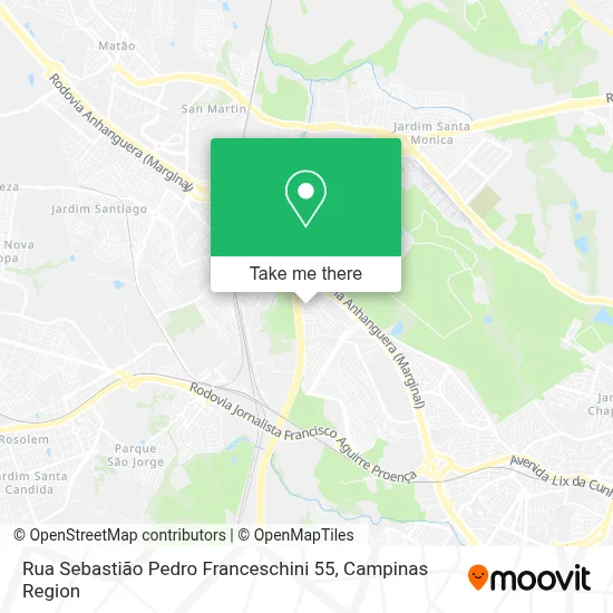 Rua Sebastião Pedro Franceschini 55 map