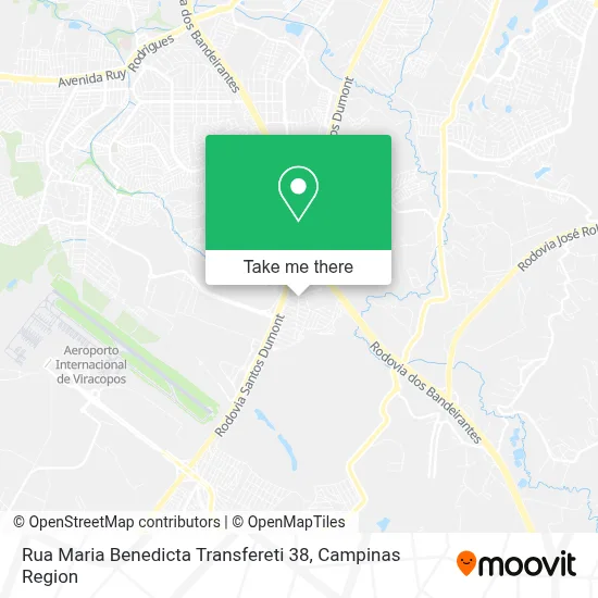 Rua Maria Benedicta Transfereti 38 map