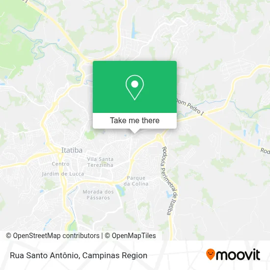 Rua Santo Antônio map