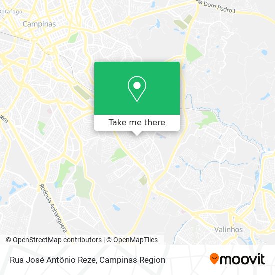 Rua José Antônio Reze map