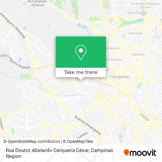 Mapa Rua Doutor Abelardo Cerqueira César