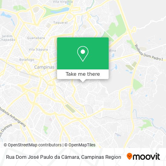 Mapa Rua Dom José Paulo da Câmara