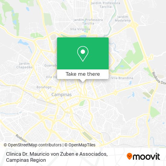 Clinica Dr. Mauricio von Zuben e Associados map