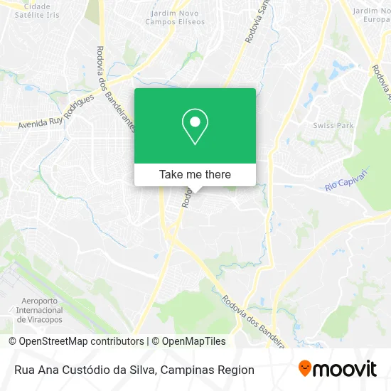 Rua Ana Custódio da Silva map