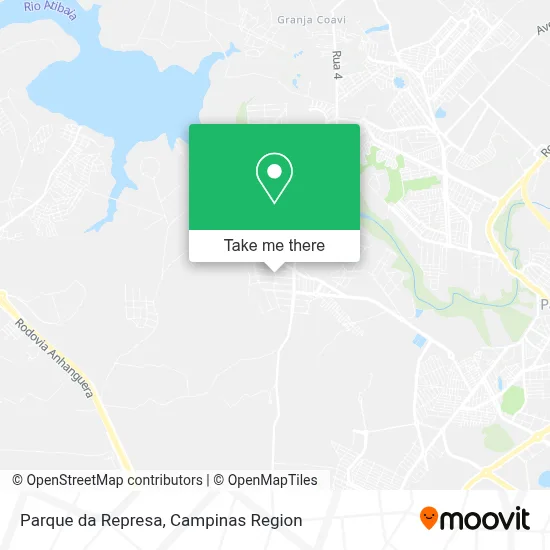 Parque da Represa map