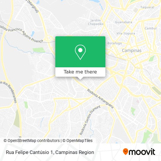 Mapa Rua Felipe Cantúsio 1