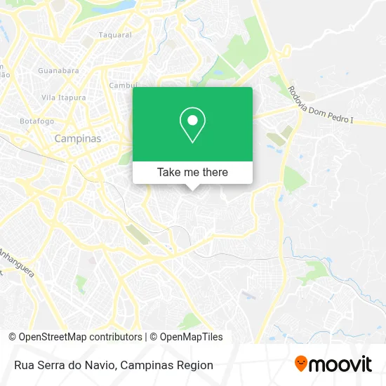 Rua Serra do Navio map