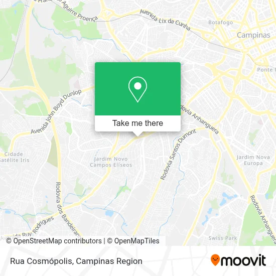 Rua Cosmópolis map