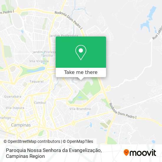 Paroquia Nossa Senhora da Evangelização map