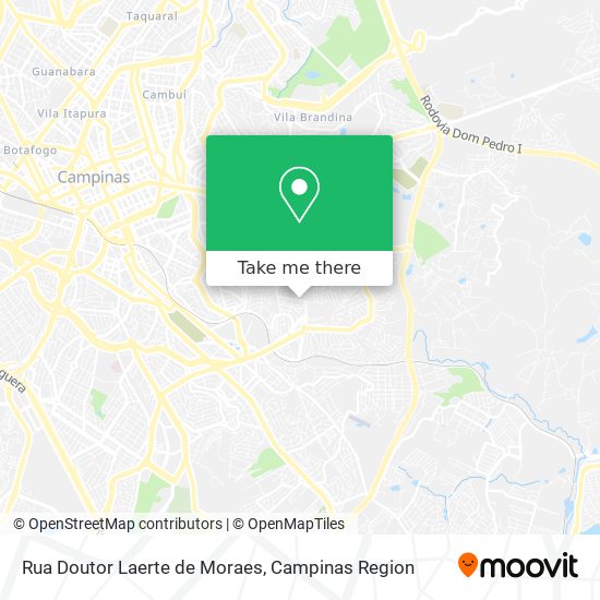 Rua Doutor Laerte de Moraes map