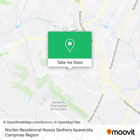Núcleo Residencial Nossa Senhora Aparecida map