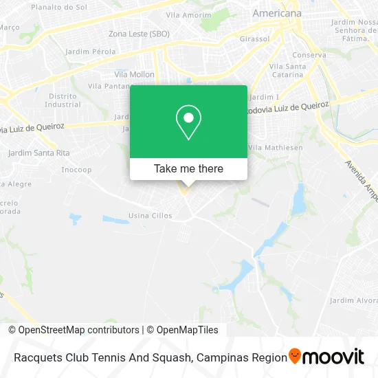 Racquets Club Tennis And Squash map