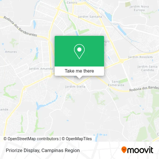 Priorize Display map