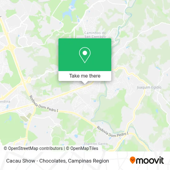 Cacau Show - Chocolates map