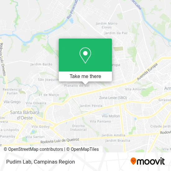 Pudim Lab map