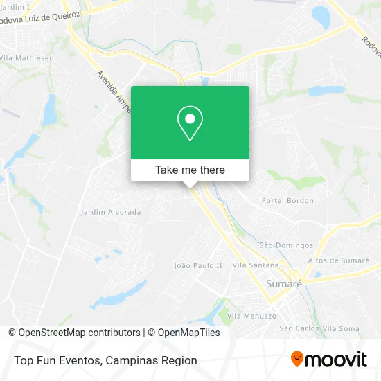 Top Fun Eventos map