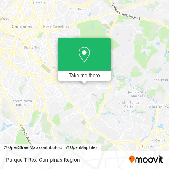 Parque T Rex map