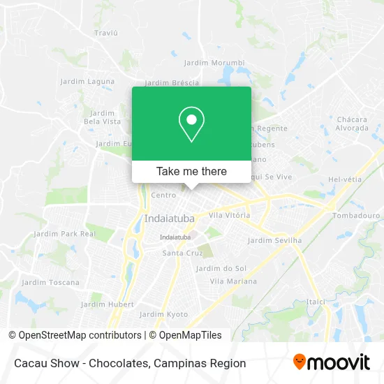 Cacau Show - Chocolates map
