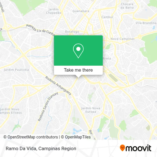 Ramo Da Vida map