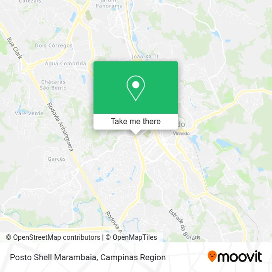 Posto Shell Marambaia map