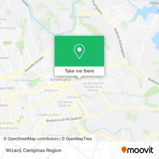 Wizard map