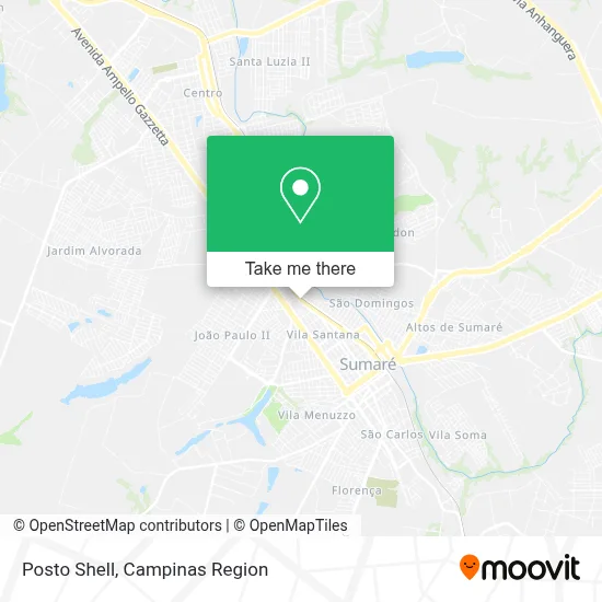 Posto Shell map