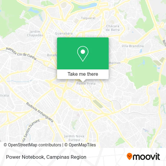 Power Notebook map