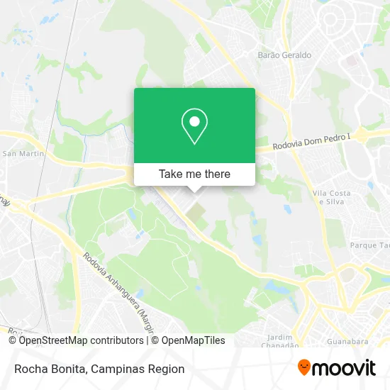 Rocha Bonita map
