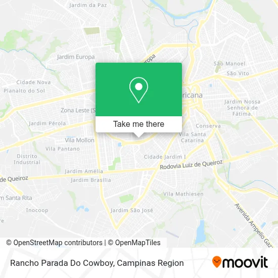 Rancho Parada Do Cowboy map