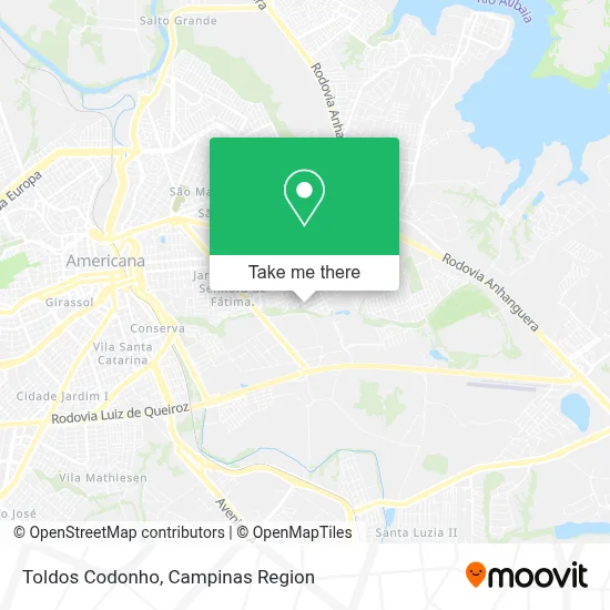 Toldos Codonho map