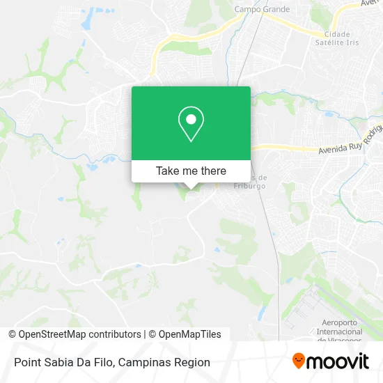 Point Sabia Da Filo map