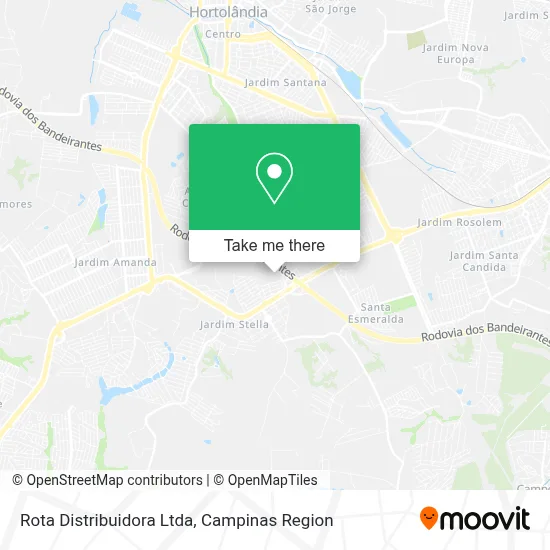 Rota Distribuidora Ltda map