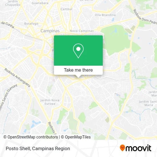Posto Shell map