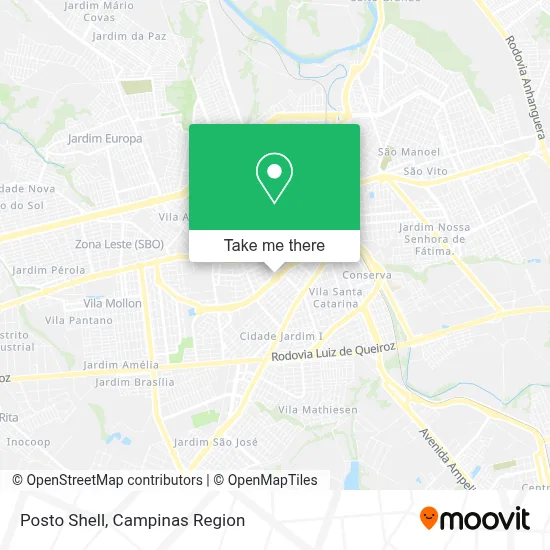 Posto Shell map