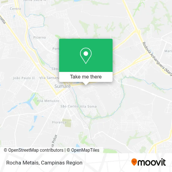 Rocha Metais map