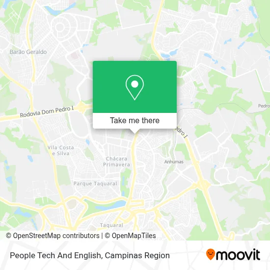 People Tech And English map