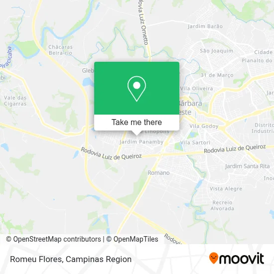 Romeu Flores map