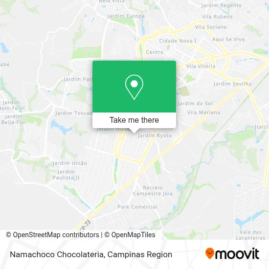 Namachoco Chocolateria map