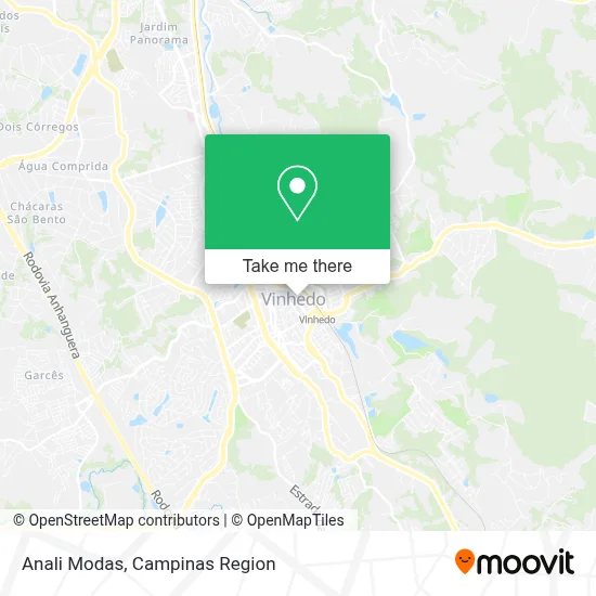 Anali Modas map